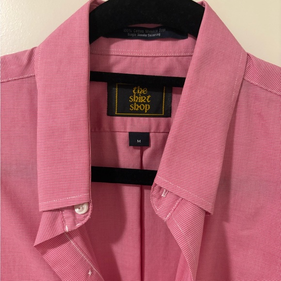 The Shirt Shop Classic Pink Button-Down Shirt for Men - Picture 2 of 2